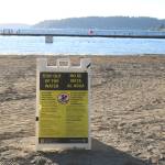 Gene Coulon is closed for swimming due to high levels of bacteria in the water. Photo by Bailey Jo Josie/Sound Publishing.