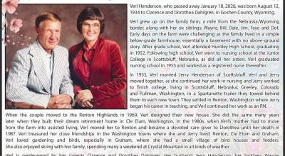 Verl Henderson | Obit