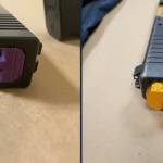Switches can turn regular pistols into fully-automatic weapons. Photo provided by the Renton Police Department